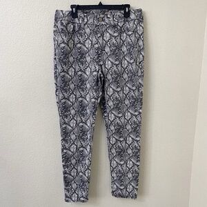 Seven7 Womens Pants Jeans Size 16 Snake Print High Rise Skinny